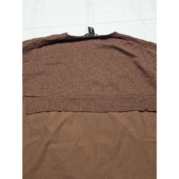 Peace Of Cloth New York Boho Knit And Fabric Blend Long Sleeve Sweater XL Boho - Picture 8 of 8